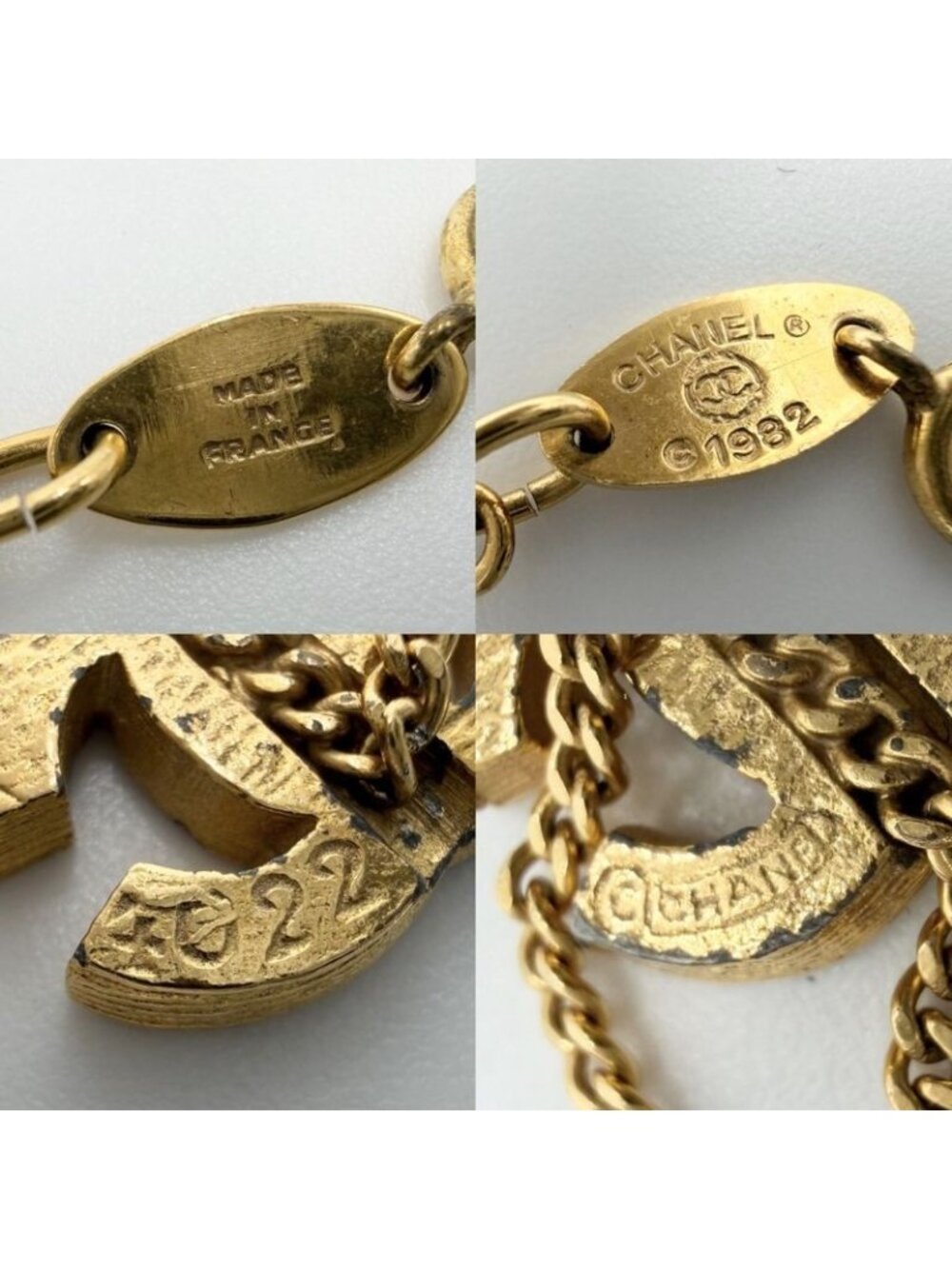 Chanel Bracelet Triple CC Logo Coco Gold - Picture 5 of 7
